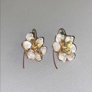 Antique floral earrings